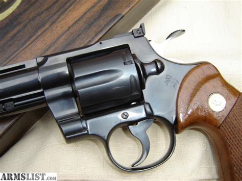 ARMSLIST - For Sale: COLT Python 8 Inch Blue 1979 like New