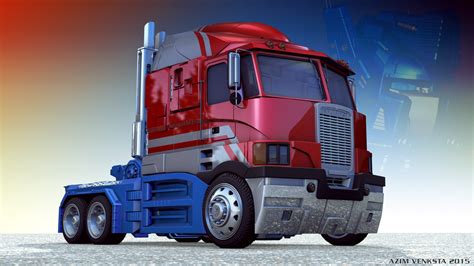 Realistic Classics Optimus Prime - Truck Mode by Venksta on DeviantArt