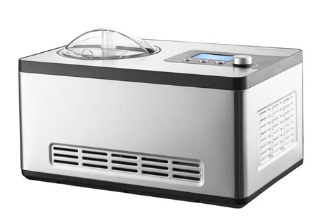 Gourmia GSI-400 Stainless Steel 2.2 quart SleekServe Automatic Ice Cream Maker-Gelato, Sorbet ...