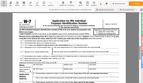 Download W-7 Form ⬇️ Get Free W-7 Form for Windows PC & Mac