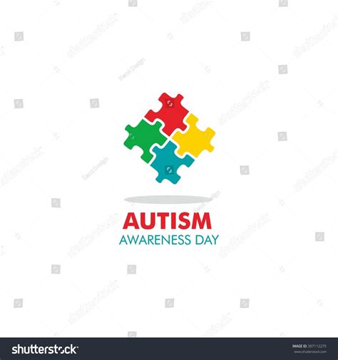 World Autism Awareness Day Logo Design Stock Vector (Royalty Free) 397112275 | Shutterstock