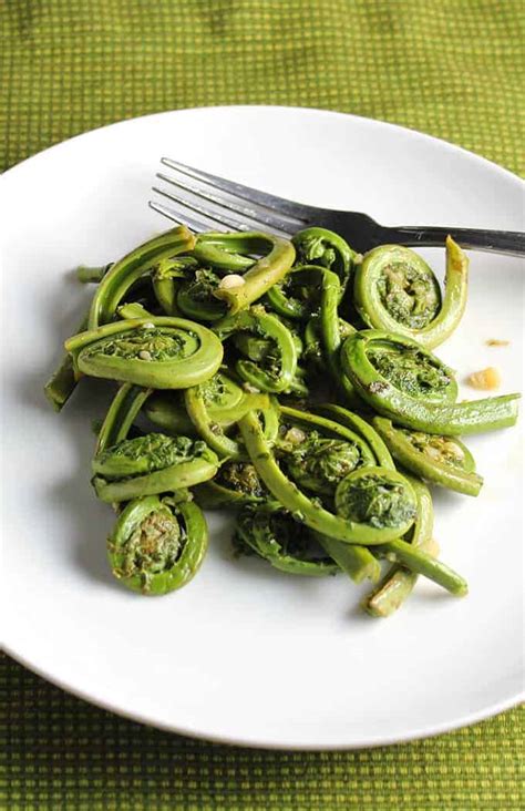 Sautéed Fiddlehead Ferns | Cooking Chat