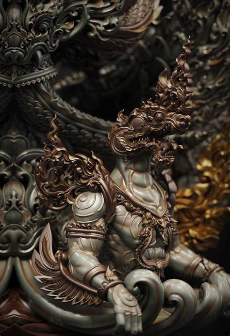 The combination of contemporary Thai art with the belief in Buddhism - ZBrushCentral