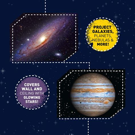 Discovery Kids Planetarium Projector for Children with Rotating Stars Night Sky Mode and ...