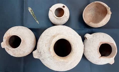 4,500-year-old burial artifacts chanced upon by electrician on his way ...