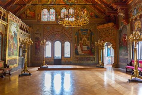 Neuschwanstein castle interior | Interior of the Neuschwanstein Castle in Germany – Stock ...