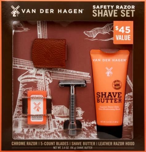 Van der Hagen Safety Razor Shave Set, 1 ct - King Soopers