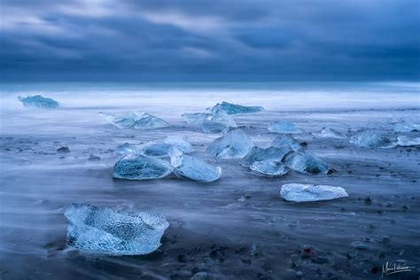 Diamond Beach Sunrise (Jokulsarlon Beach) Iceland, Iceland