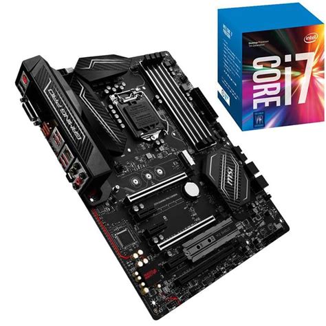 Bundle Deal: MSI Z270 GAMING PRO CARBON ATX Motherboard + Intel i7-7700K CPU - AB94364+AB94032 ...