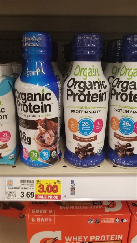 Orgain Nutritional Protein Shake just $2.00 - Kroger Couponing