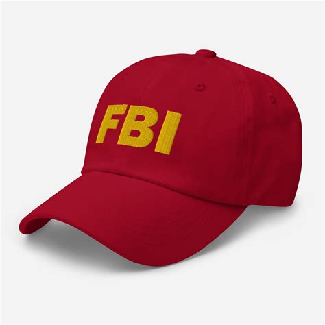 FBI Embroidered Hat - Etsy