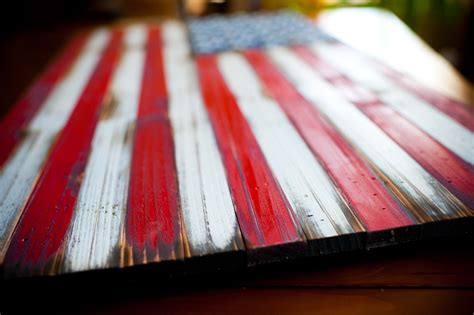 American Vintage Wood Flag – Patriot Wood