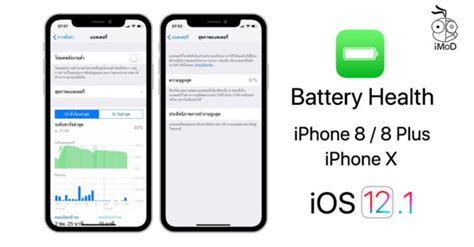 Battery Health ใช้งานได้แล้วบน iPhone 8, iPhone 8 Plus, iPhone X ใน iOS ...