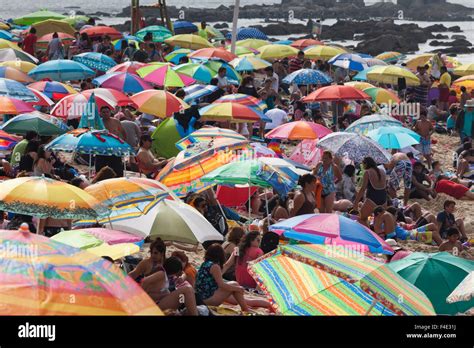 Chile, Algarrobo, town beach Stock Photo - Alamy