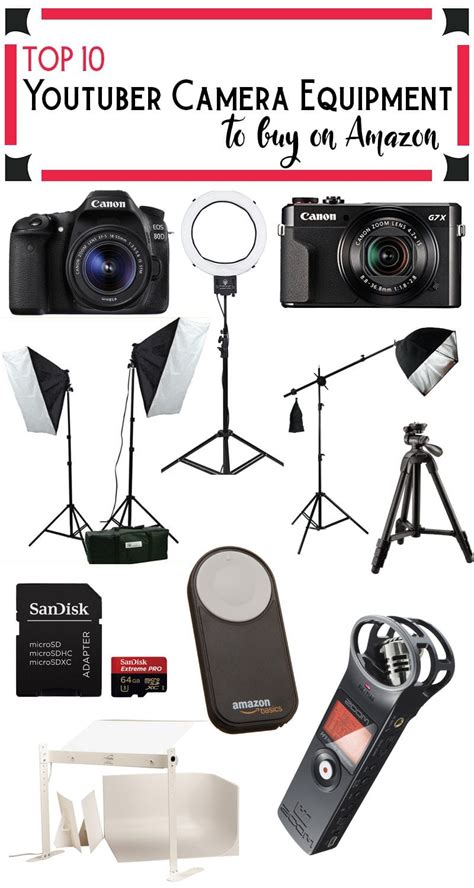 Top 10 Youtuber Camera Equipment on Amazon - What You Need to Create ...