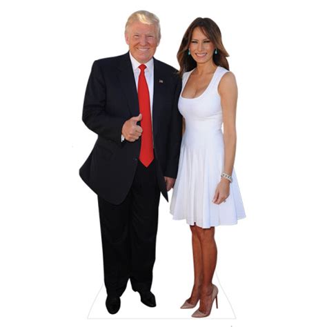 Donald Trump and Melania Cardboard Cutout Standee Standup