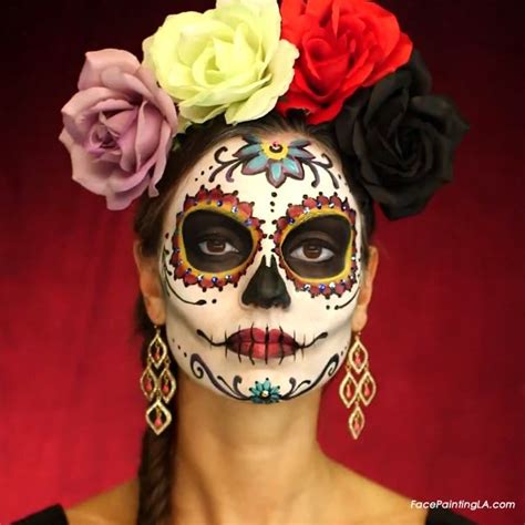 Day of the Dead Dia De Los Muertos face painter Los Angeles LA ...