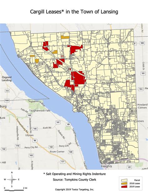 Cargill Leases* in the Town of Lansing, NY | Toxics Targeting