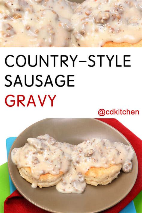 Country-Style Sausage Gravy Recipe | CDKitchen.com