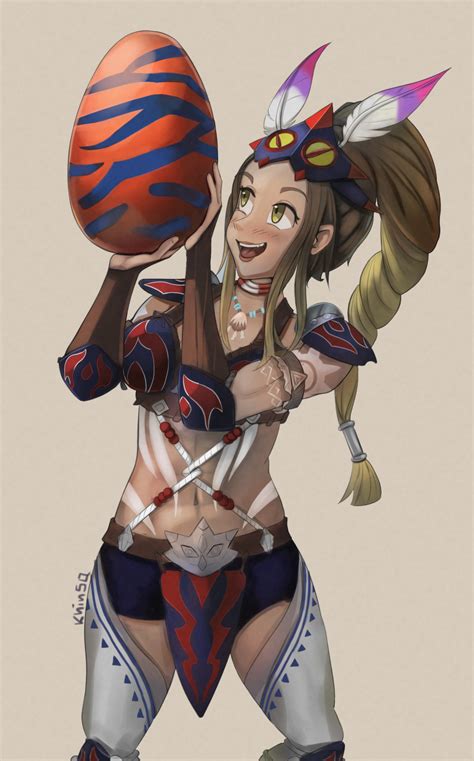 khinsq: Kayna fan-art from the Monster Hunter... - Sharpness +1