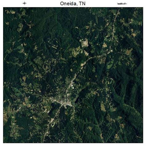 Aerial Photography Map of Oneida, TN Tennessee