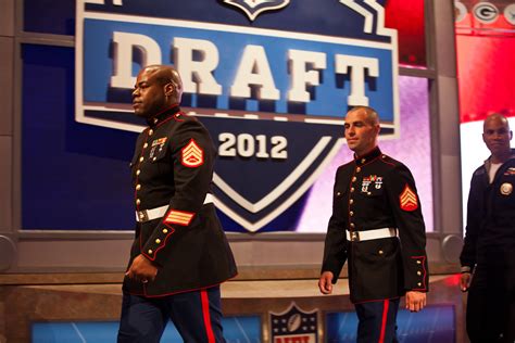 Marines at NFL Draft 2012 | Staff Sgt. Marlon Green and Sgt.… | Flickr