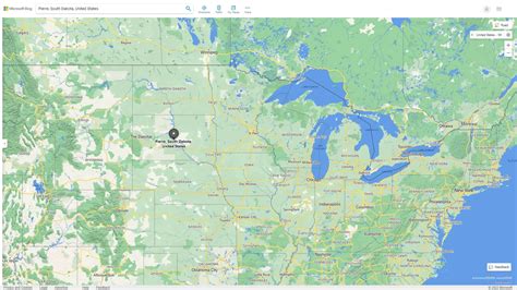 Pierre South Dakota Map - United States