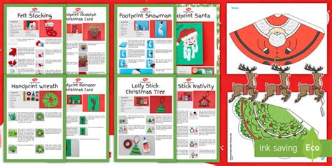 Twinkl Christmas Crafts Pack (teacher made) - Twinkl