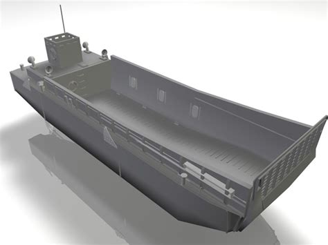 Lcm Landing Craft Mechanized 3d Model