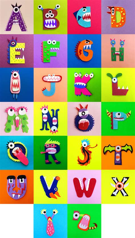 Monster Alphabet :: Behance