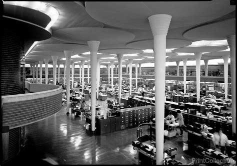 Print Collection - Johnson Wax Corporation Building Interior from Balcony