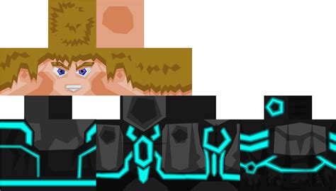 Download Minecraft Skins Png Files Png Freeuse Stock - Minecraft Pe Tron Skin PNG Image with No ...