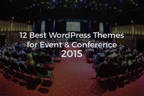 12 Best Conference & Event Management WordPress Themes - NooTheme | Event management, Wordpress ...