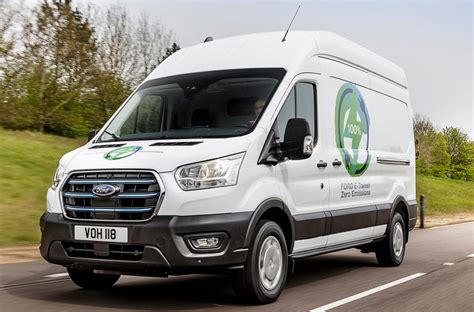 The new Ford E-Transit all-electric van will arrive in the spring of ...