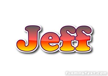 Jeff Logo | Outil de conception de nom gratuit à partir de texte flamboyant