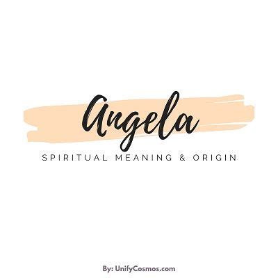 Find out more about the Spiritual Meaning of the Name Angela and the ...