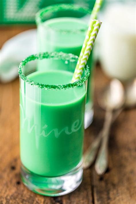 Vanilla Milk with a green mint twist will be a favorite St Patty's Day drink for kids! We make ...