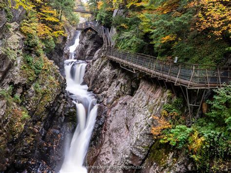 High Falls Gorge Lake Placid NY: Waterfall Hike + Photos