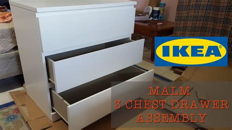 IKEA MALM 3-Drawer White Dresser | ubicaciondepersonas.cdmx.gob.mx