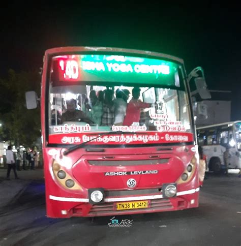 TNSTC [TN 38 N 3412] | Bus Route No #14D | Coimbatore (Gandhipuram) – Isha Yoga Center | Town ...