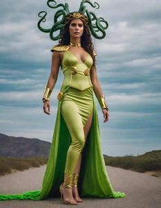 Medusa Costume Fancy Dress. Face Swap. Insert Your Face ID:859169