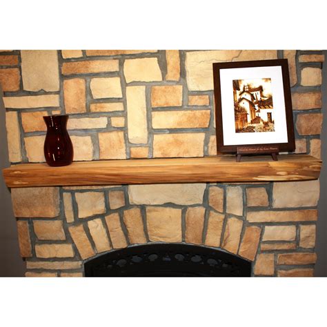 Kettle Moraine Fireplace Mantel Natural Shelf & Reviews | Wayfair