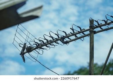 Old Tv Antenna Still Use Working Stock Photo 2260917647 | Shutterstock