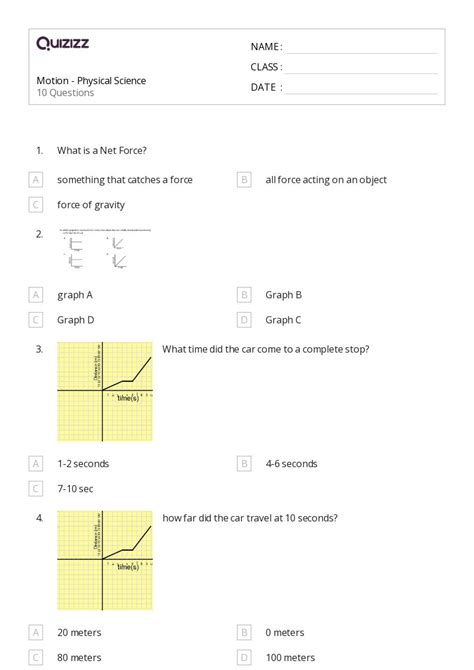 50+ Physical Science worksheets for 7th Grade on Quizizz | Free & Printable