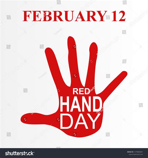 197,091 Red Hand Day Stock Vectors, Images & Vector Art | Shutterstock