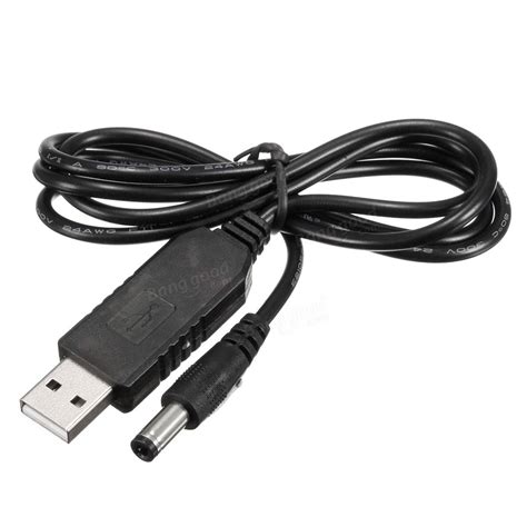 1m LED USB 5V DC To 5V DC Power Supply Cable Adapter Charger Plug 2.1mm ...