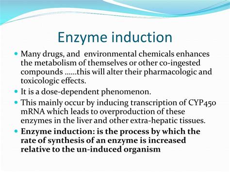 PPT - Enzyme induction PowerPoint Presentation, free download - ID:2316544