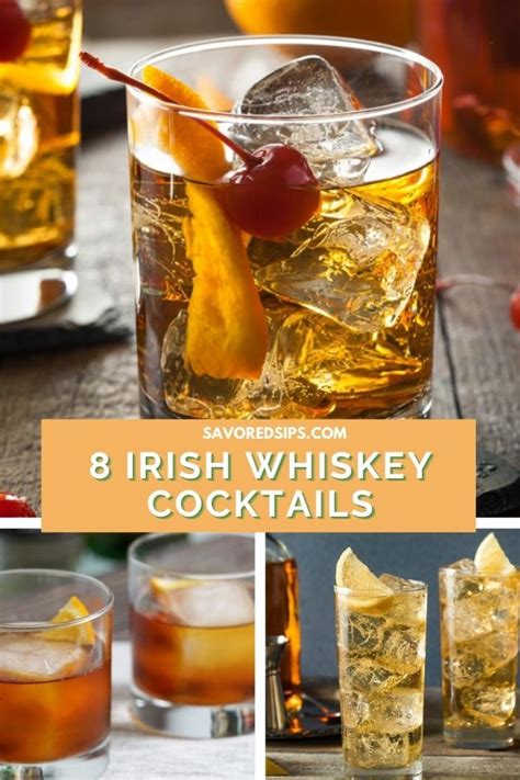 8 Irish Whiskey Cocktails - Savored Sips