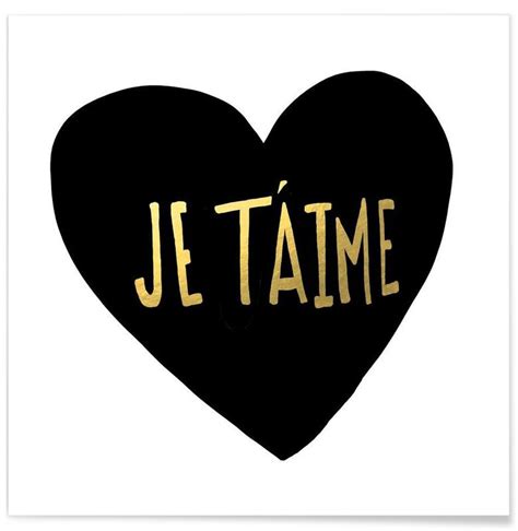 Je t'aime Poster | JUNIQE