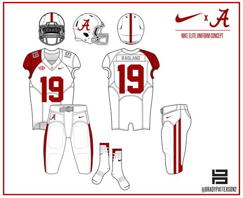 Alabama Crimson Tide a Uniform Concept :: Behance